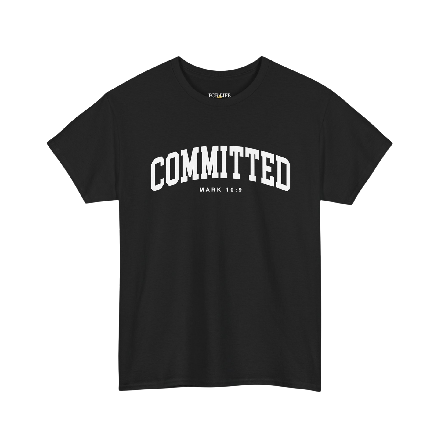 Committed Tee Black