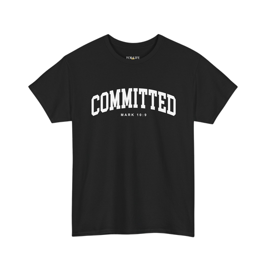 Committed Tee Black