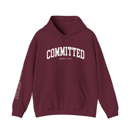 Committed Hoodie - Cranberrry