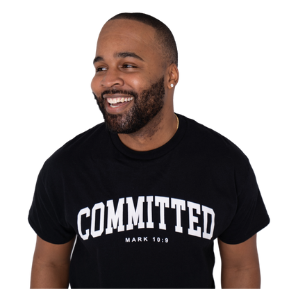 Committed Tee Black