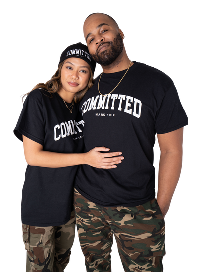 Committed Tee Black