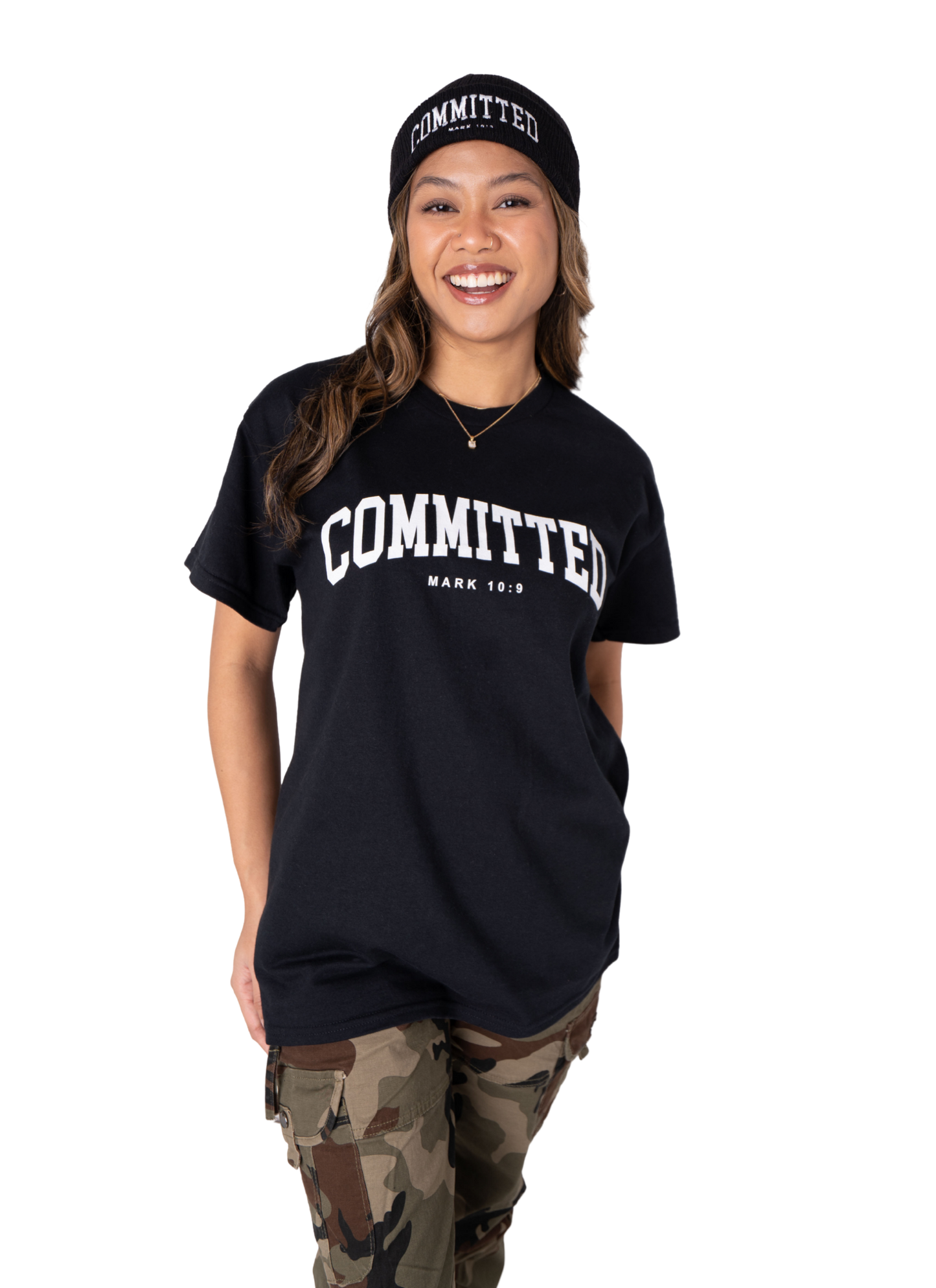 Committed Tee Black