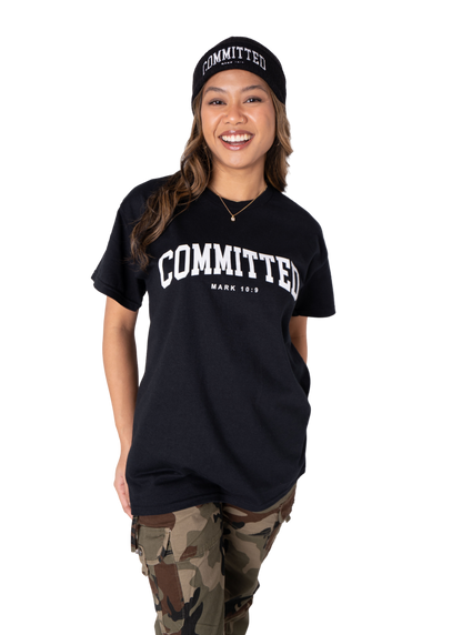 Committed Tee Black