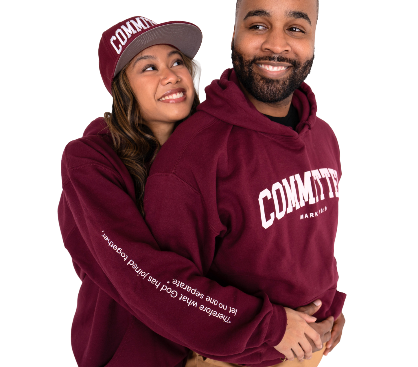Committed Hoodie - Cranberrry