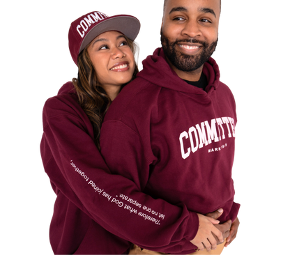 Committed Hoodie - Cranberrry