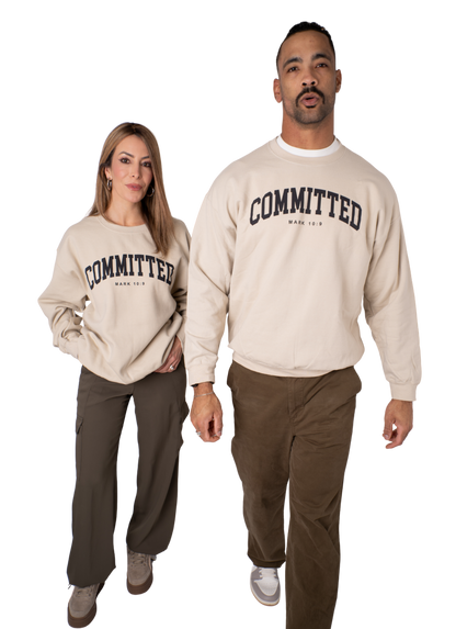 Committed Crewneck - Khaki