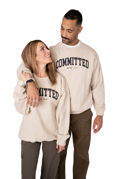 Committed Crewneck - Khaki